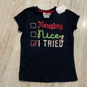 NWT Christmas T-shirt The Grinch size 6